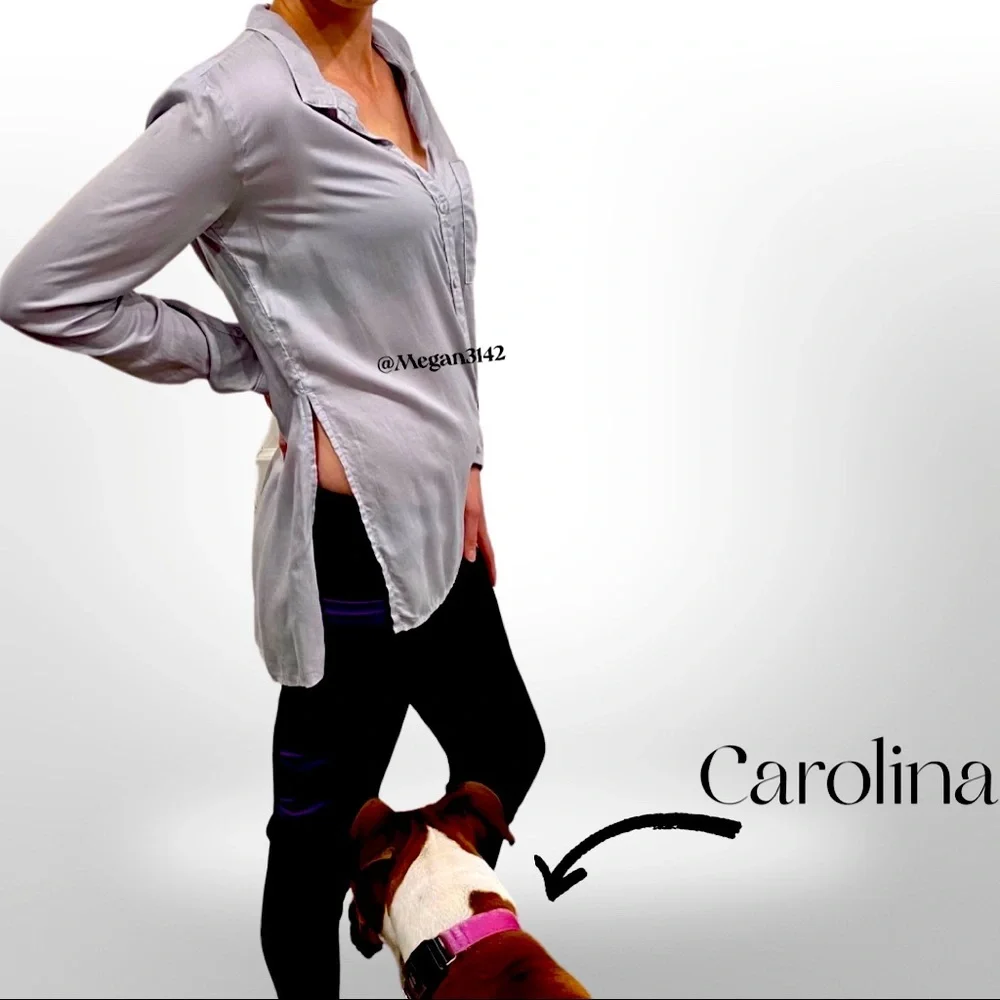 bella dahl | XS | CoolSweats | Shirt Tail Button-Up Shirt - Picture 3 of 11